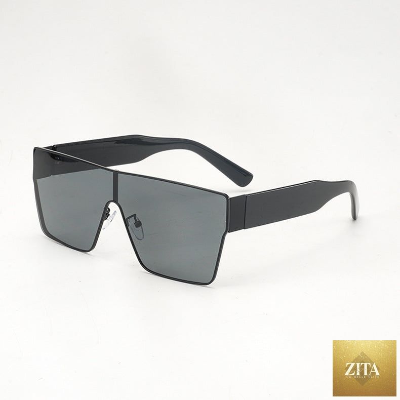 Square metal frame sunglasses from FitiqueFit featuring a sleek, modern design perfect for hip-hop European fashion styles.