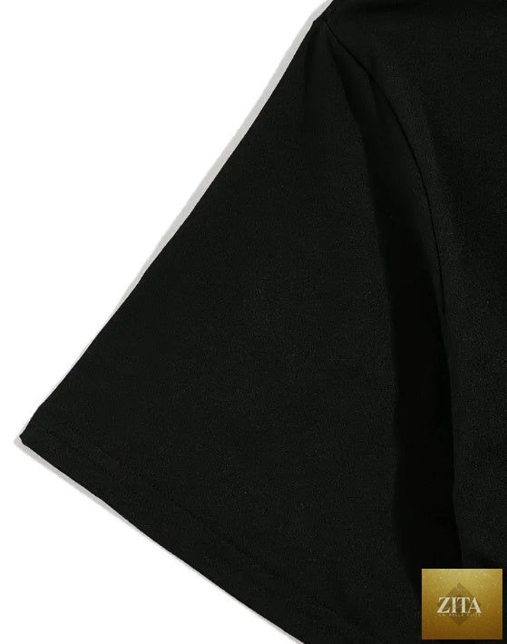 Men's FitiqueFit Evil Smile Face Polo T-shirt, trendy summer streetwear tee with bold graphic design and comfortable fit.