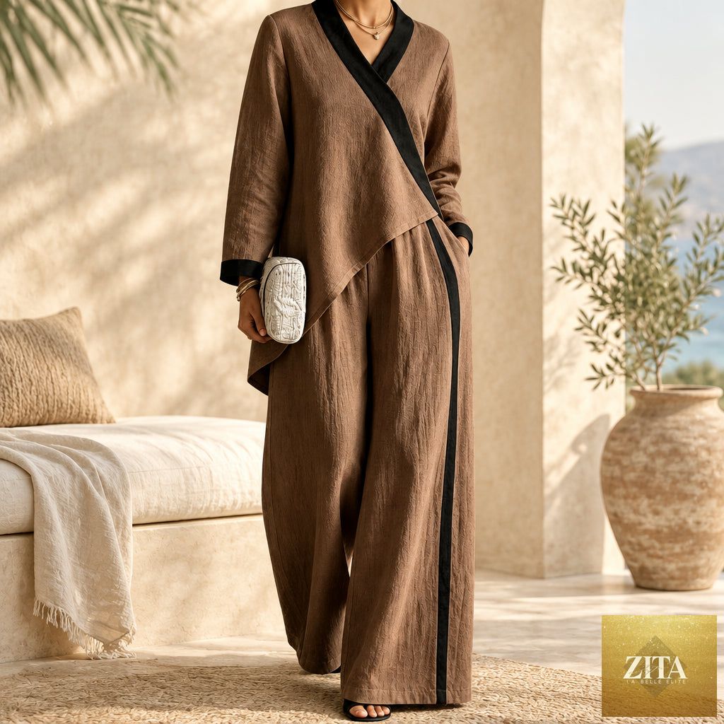 Women's 2-Piece Colour-Block Set