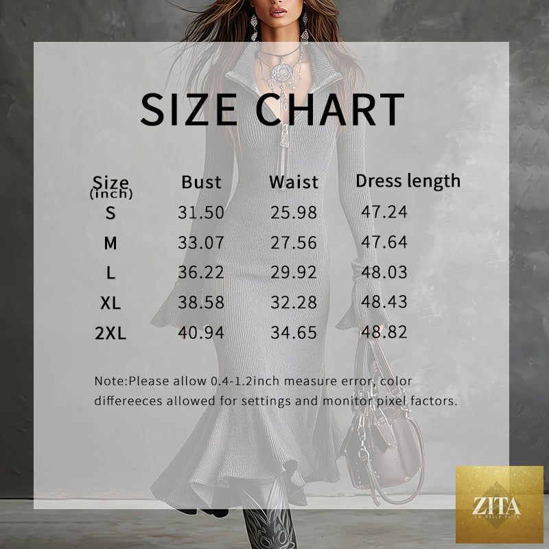 Women's black half zip bodycon dress by Zita La Belle Elite, casualwear with fitted silhouette and stylish collar detail.