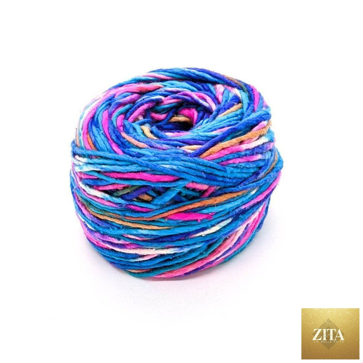 Zita La Belle Elite Fashion Skinny Scarf Crochet Kit with eco-friendly yarn for boho-style knitting and plus-size women's fashion.