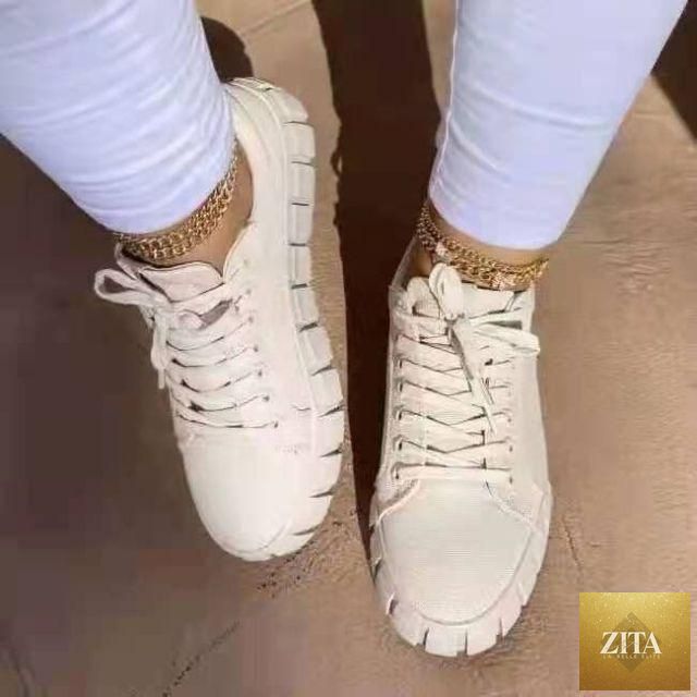 Women's purple Stevvex platform sneakers with lightweight, leather design, casual vulcanized shoes, perfect for spring fashion.