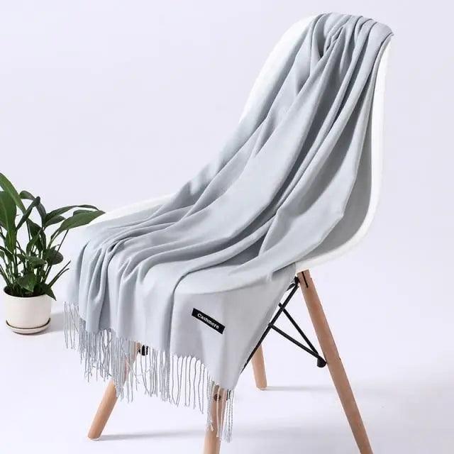 Stevvex winter long women's scarf, soft warm wrap with touch fabric, perfect for winter fashion and layering.