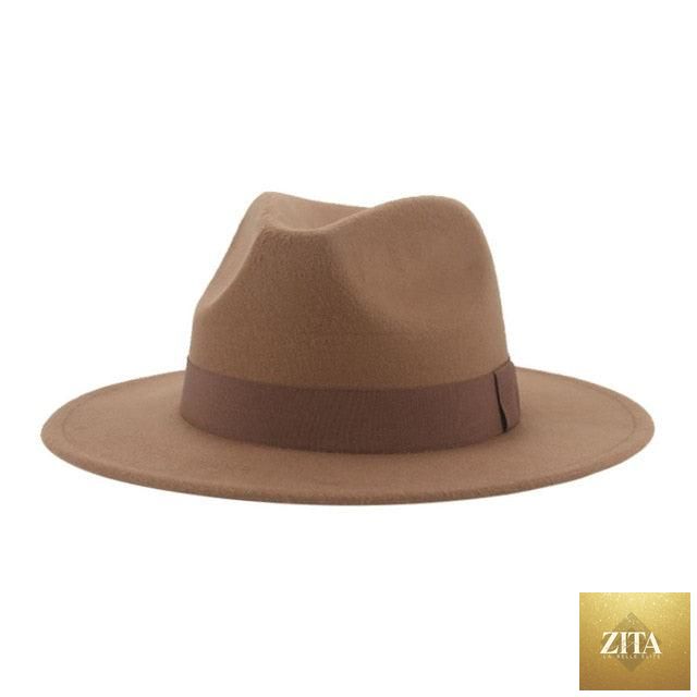Elegant women's wide brim fedora hat by Stevvex with retro style, belt, and UV protection, suitable for weddings and formal occasions.