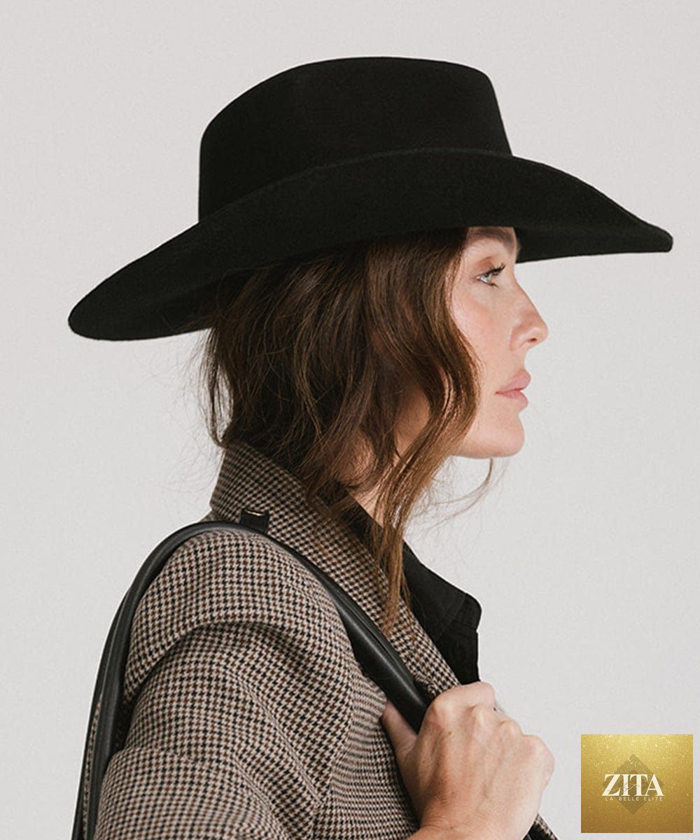 GIGI PIP Dean Rancher cowboy hat made of felt, featuring a wide brim and classic western style.