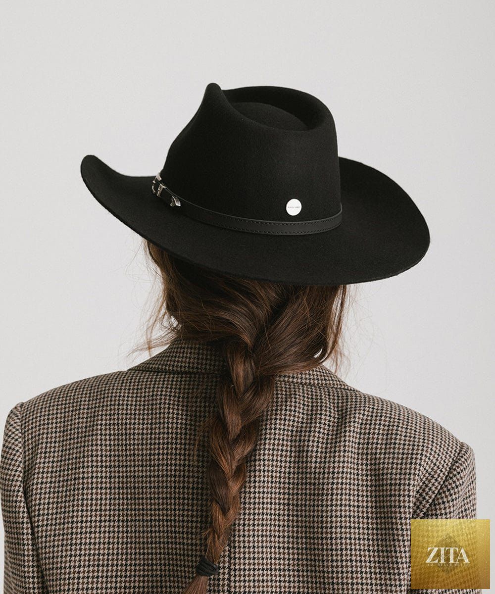 GIGI PIP Dean Rancher cowboy hat made of felt, featuring a wide brim and classic Western style.
