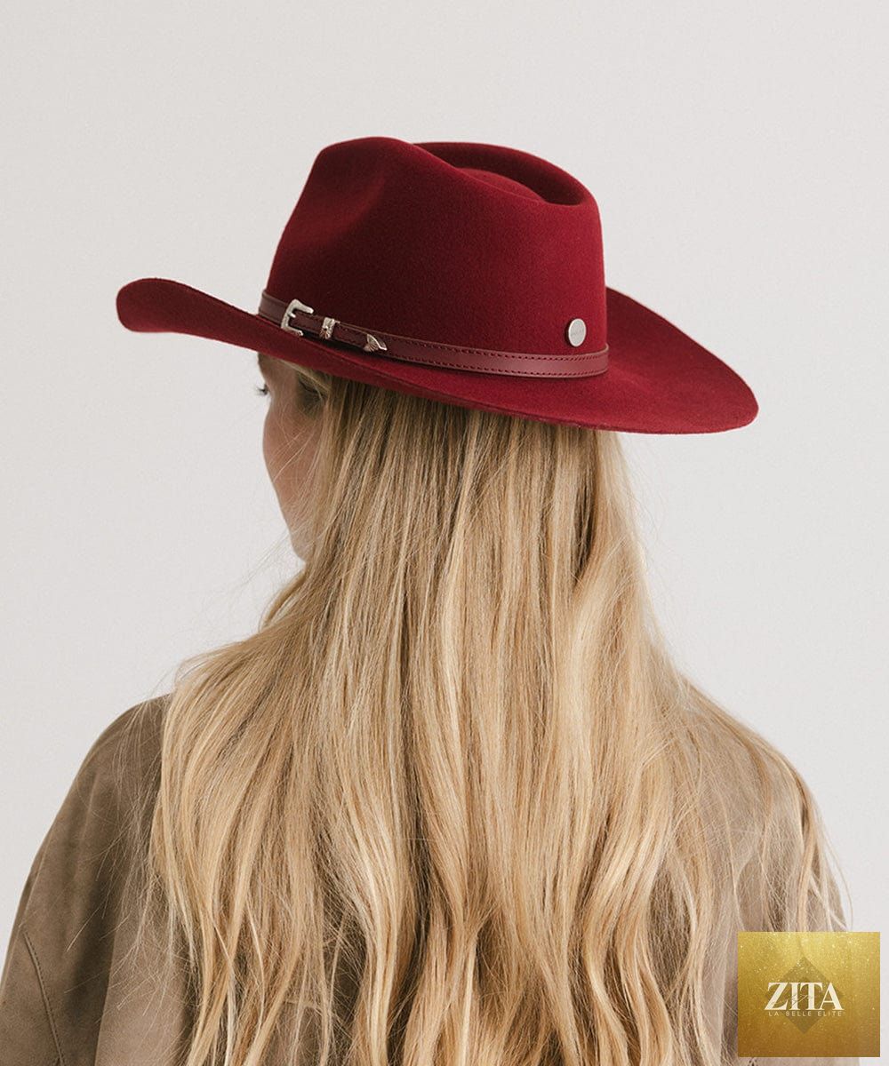 GIGI PIP Dean Rancher cowboy hat made of felt with wide brim and classic western style.
