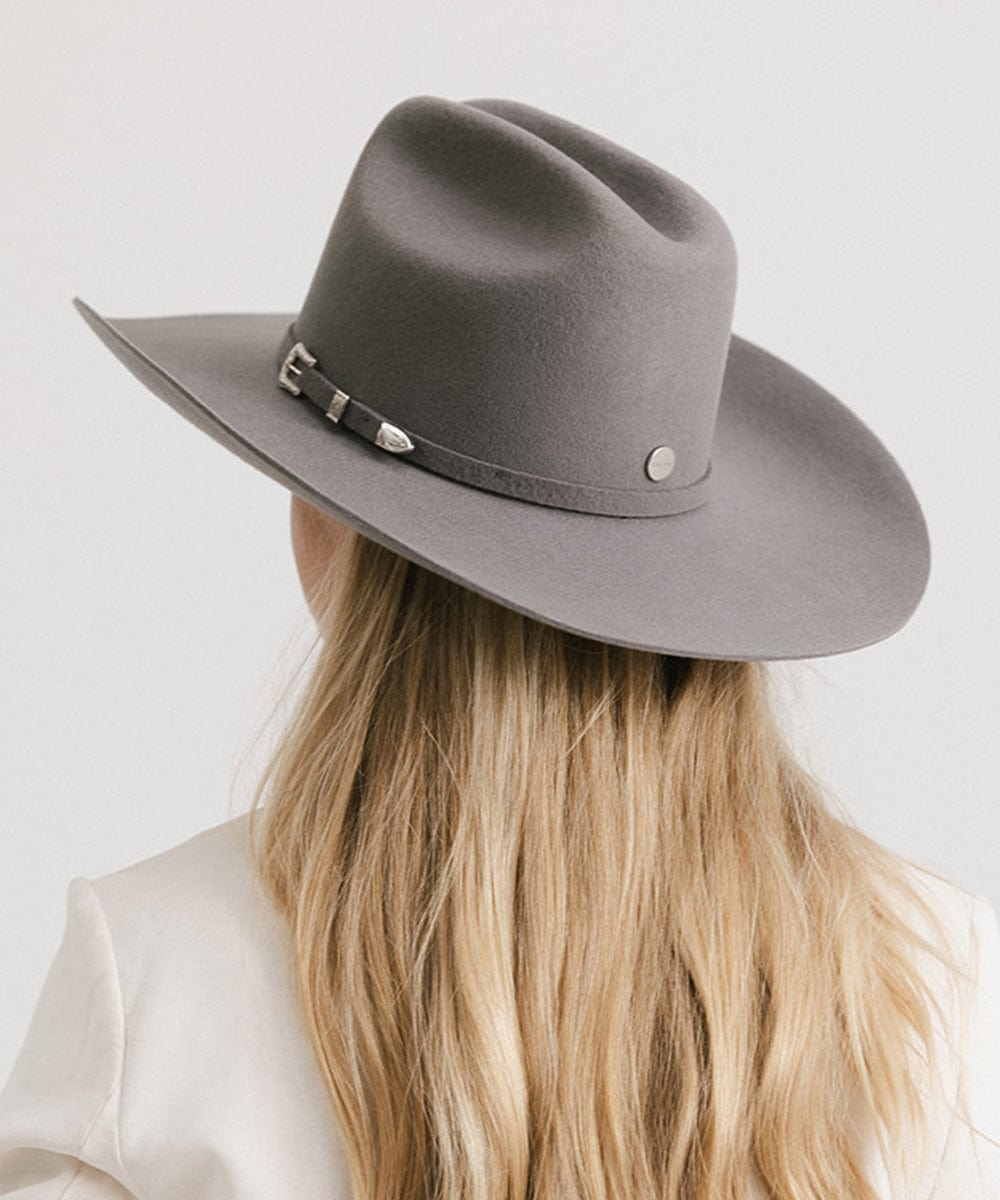 GIGI PIP Teddy Cattleman cowboy hat made of felt with a classic western design and wide brim.