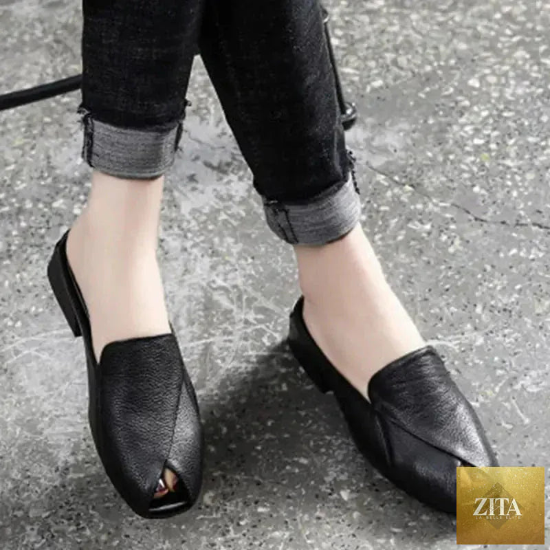 Women's fish mouth summer sandals by Trendy Attic Store01, featuring open toe design and comfortable slip-on style.