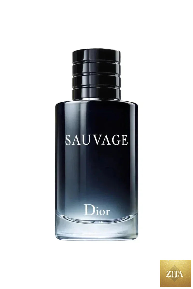 Mandotos Dior Wild Essence men's Eau de Toilette bottle with 3.4 oz size, featuring a sleek design and fragrance cap.