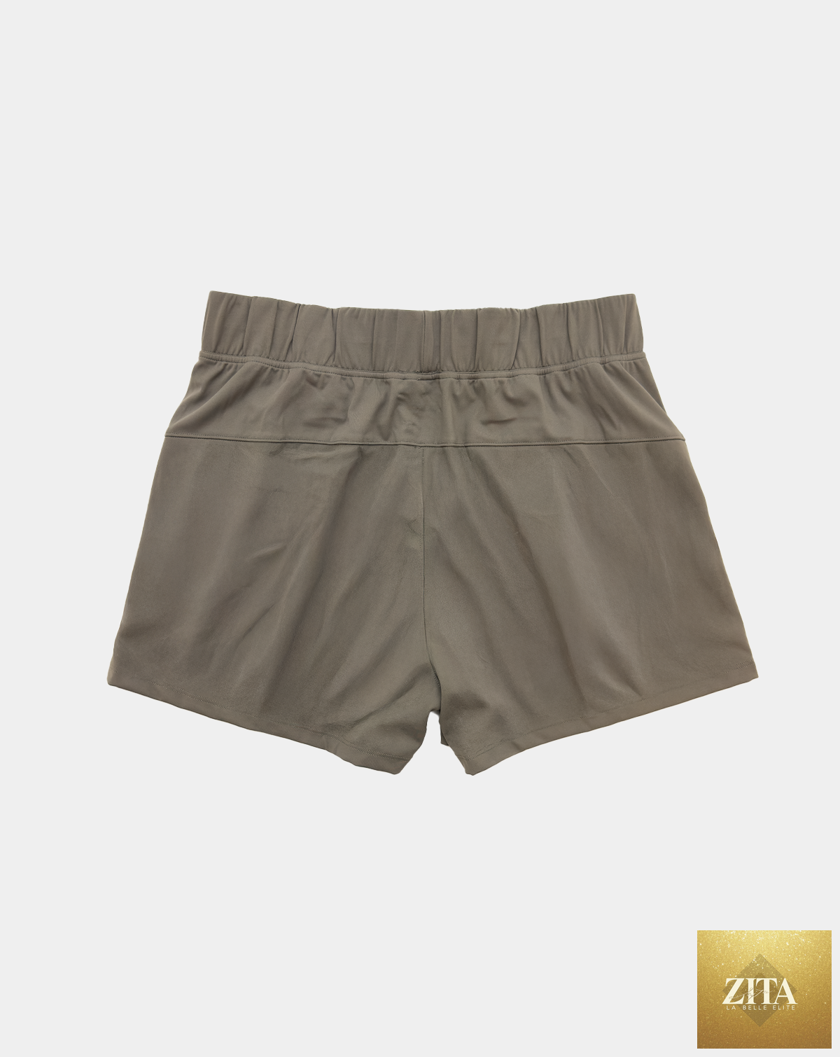 Reel Sportswear Gypsea Shorts in olive, casual bottoms with back view, lightweight and comfortable for active wear.