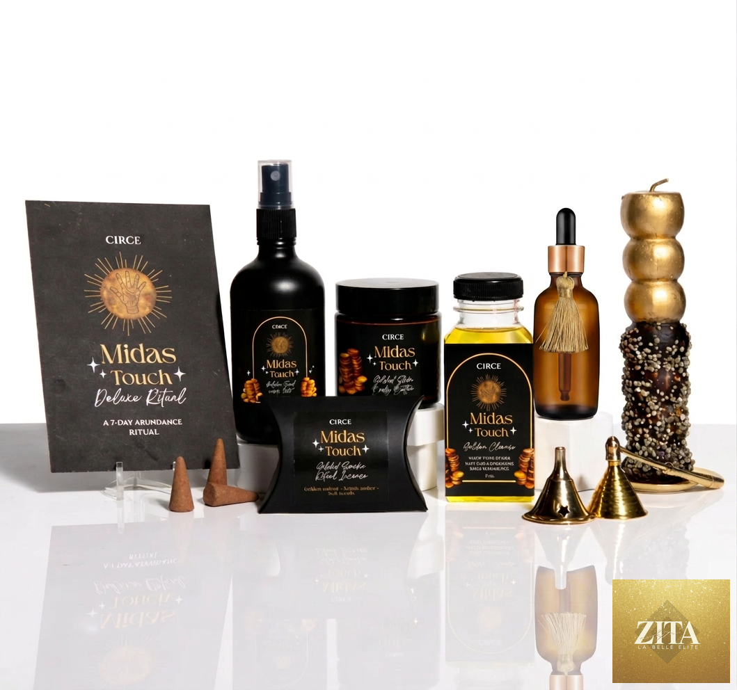 Paris Hilton 4-piece gift set by Zita La Belle Elite, featuring elegant packaging and assorted beauty or skincare products.