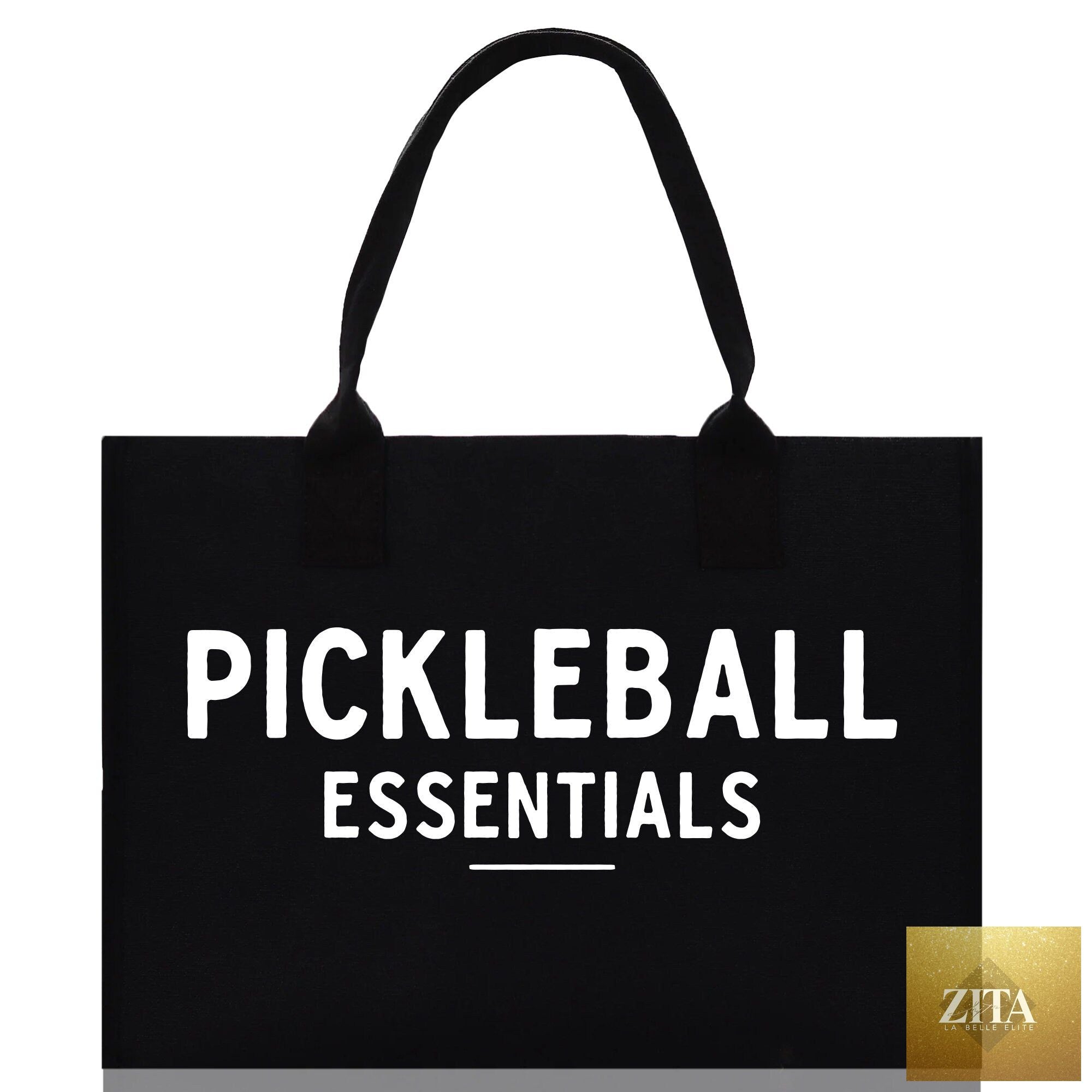 Pickleball Cotton Canvas Tote Bag Pickleball Party Favors Pickleball Player Gift Bag Pickleball Lovers Gift Bag Pickleball Gift Idea