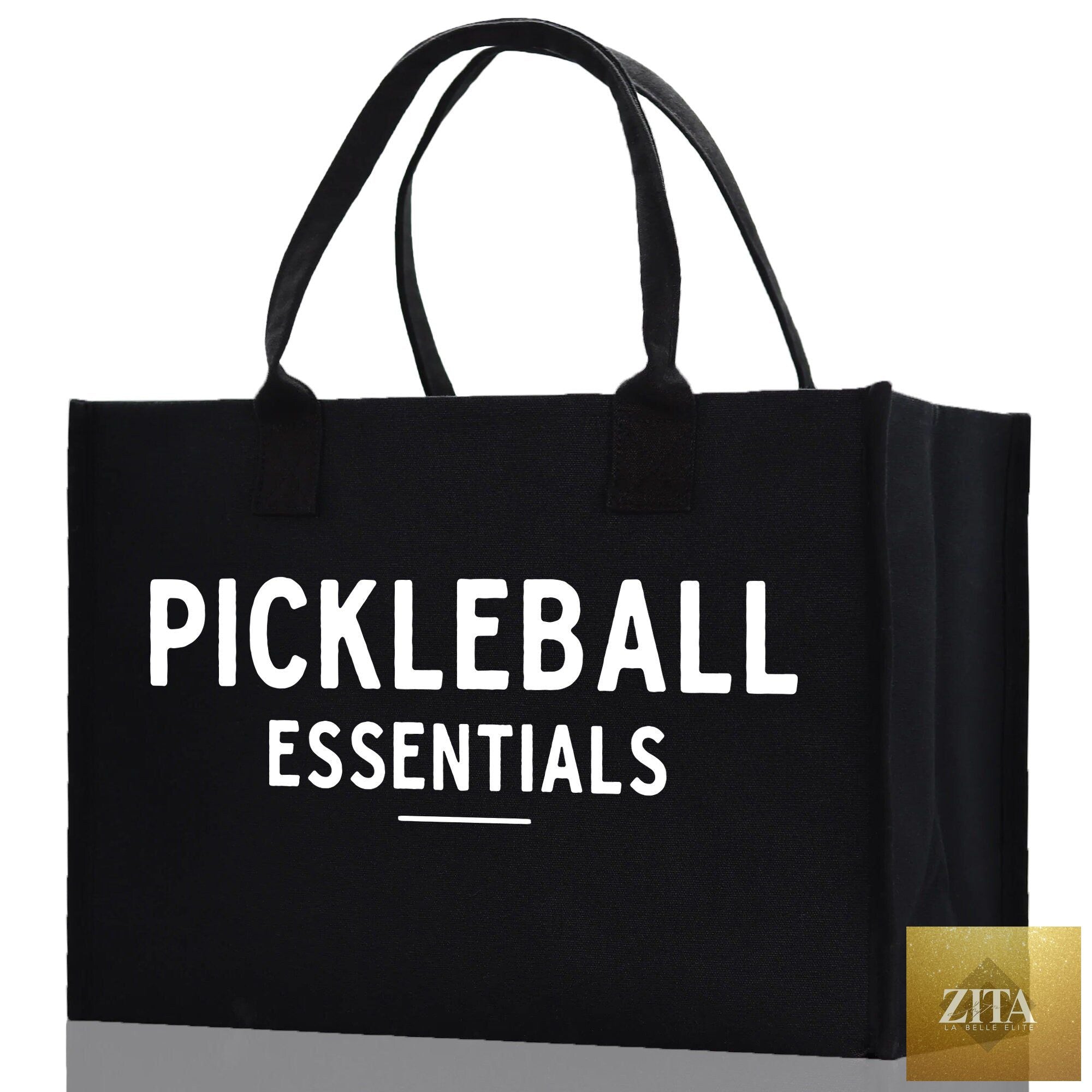 Pickleball Cotton Canvas Tote Bag Pickleball Party Favors Pickleball Player Gift Bag Pickleball Lovers Gift Bag Pickleball Gift Idea