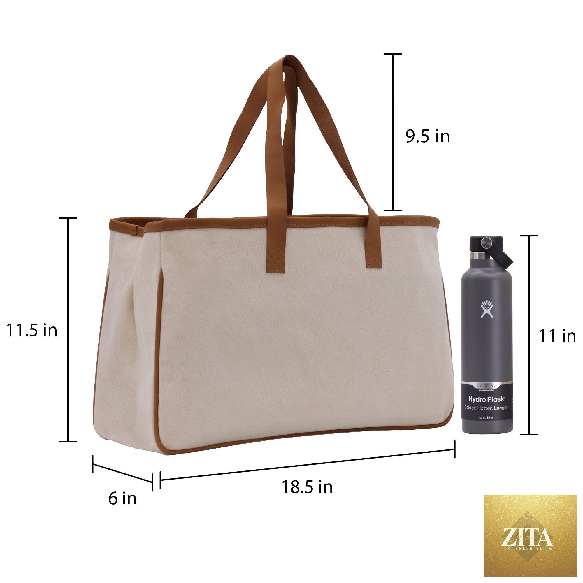 Personalized Monogrammed Canvas Tote Bag Striped Initials Custom Name Beach Bag Bridal Party Gifts Bride Gift Holiday Gift Bag