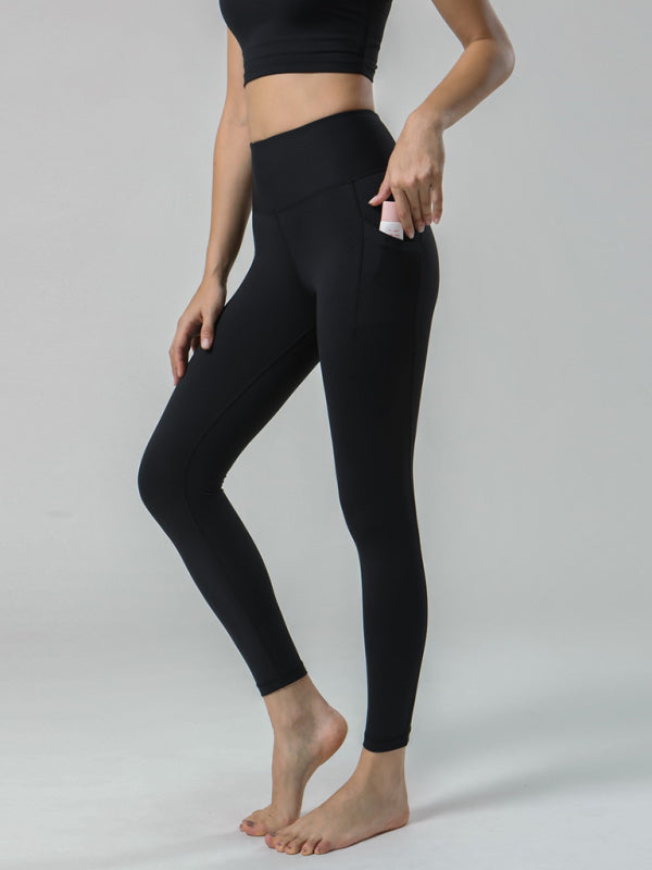 Women's High-Waist Yoga Capri Pants - Double Brushed & Ultra Soft