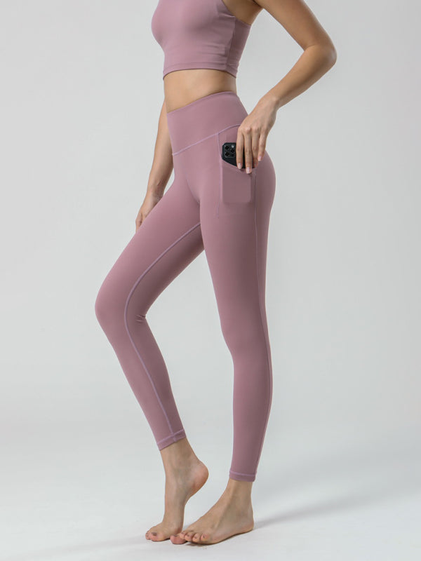 Women's High-Waist Yoga Capri Pants - Double Brushed & Ultra Soft