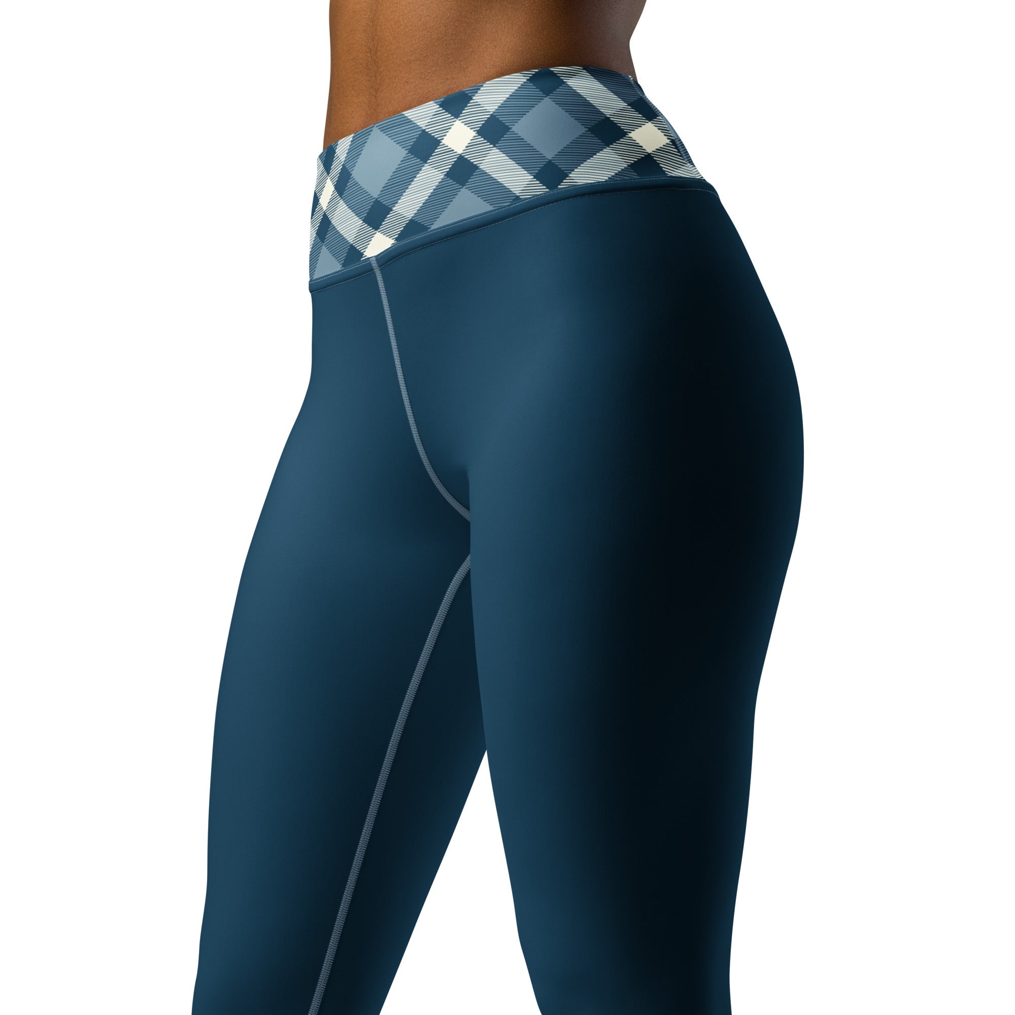 Cheeky Check Yoga Leggings