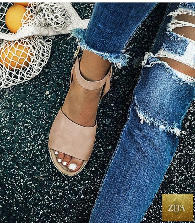 Stevvex women's leopard high heel sandals with platform, thick sole, adjustable straps, belt buckle, perfect for summer footwear.