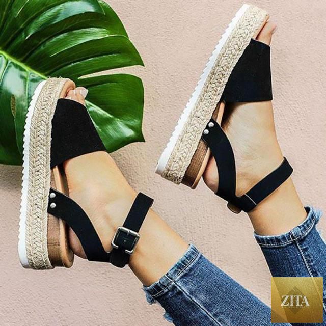 Stevvex ladies leopard high heel platform sandals with thick soles, adjustable strap, belt buckle, perfect for summer wear