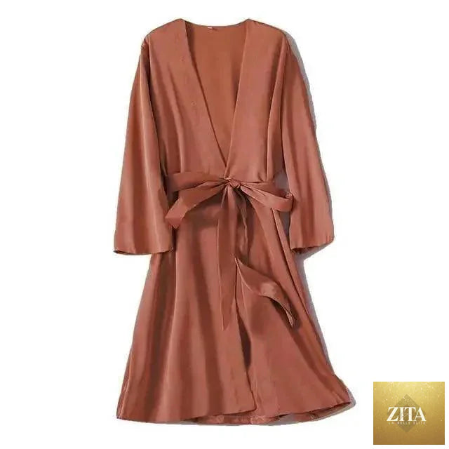 Red soft short sleepwear for women by Stevvex featuring a trendy V-neck design, perfect for bridesmaids, brides, or relaxing at home.