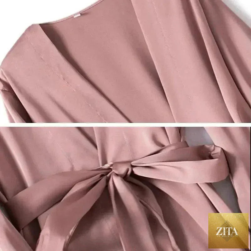 Red soft short sleepwear for women by Stevvex, featuring a trendy V-neck design, perfect for bridesmaids or relaxing at home.