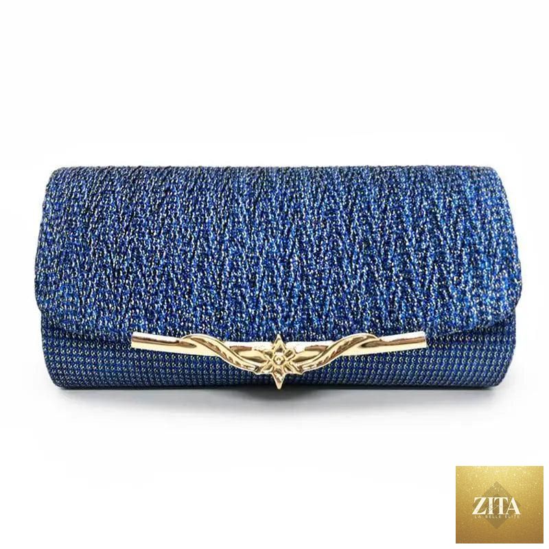 Elegant genuine leather Stevvex evening party bag with glitter details, perfect for weddings and special occasions.