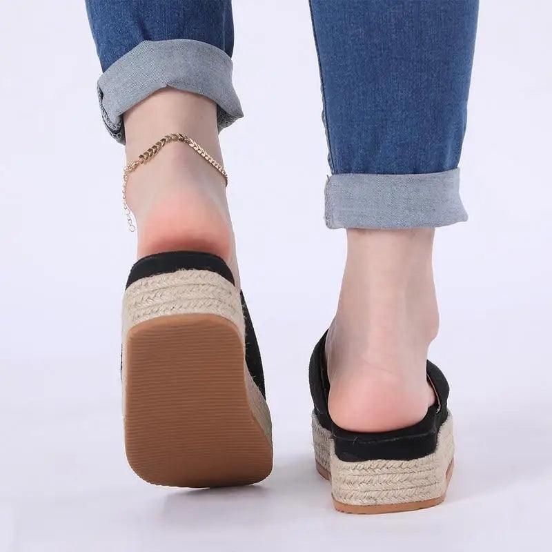 Elegant black women's high heels sandals by Stevvex, featuring summer style and comfortable design for warm-weather wear.
