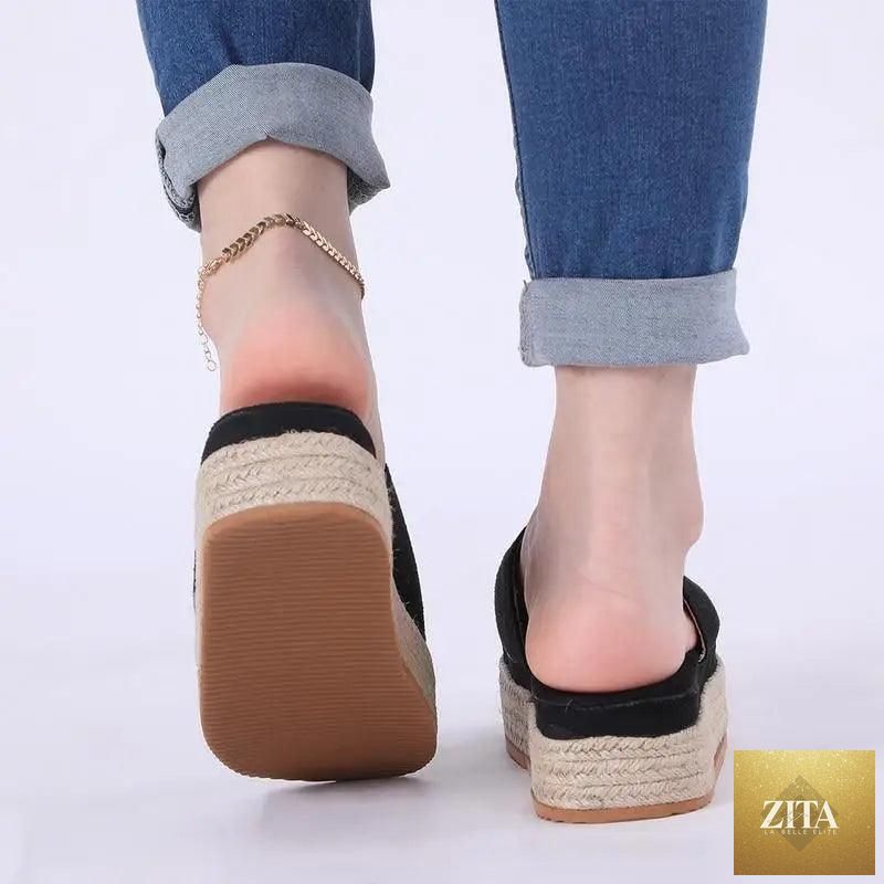 Elegant black women's high heels sandals by Stevvex, featuring summer style and comfortable design for warm-weather wear.