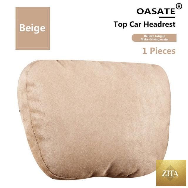Stevvex luxury car neck pillow with adjustable support, soft cushion, and headrest for comfortable driving and travel comfort.