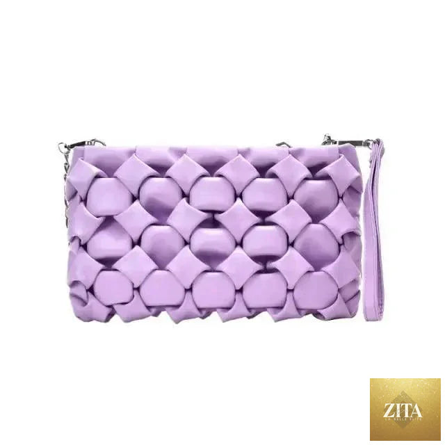 Elegant Stevvex genuine leather handbag with metal chain strap, designed for women and girls, featuring a classic clutch and shoulder bag style.