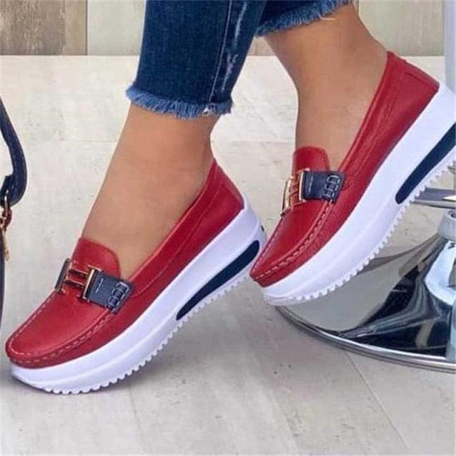 Stevvex women's white lace-up casual sneakers with elastic sides, flat espadrille-style shoes for comfortable spring walking.
