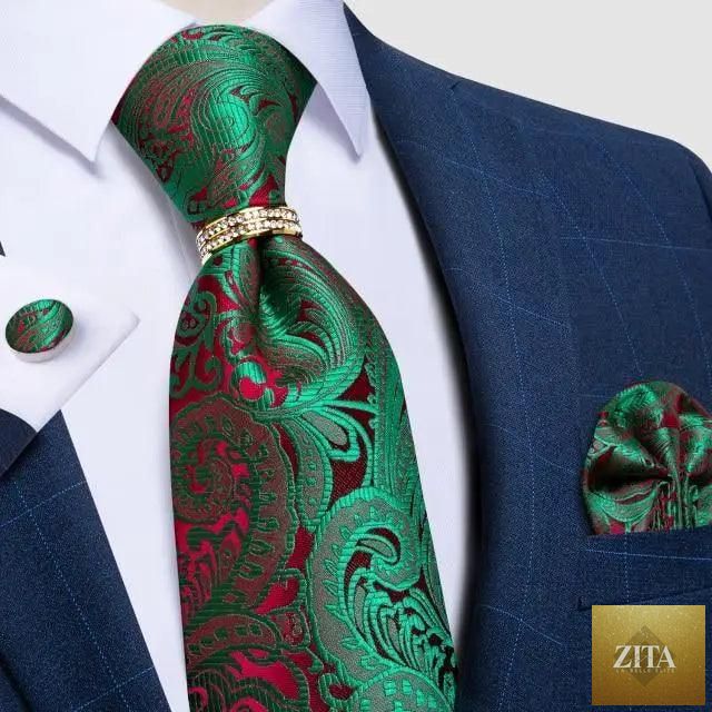 Luxury Stevvex men's solid color floral silk wedding tie and cufflink set, high-quality fashion necktie for formal occasions.