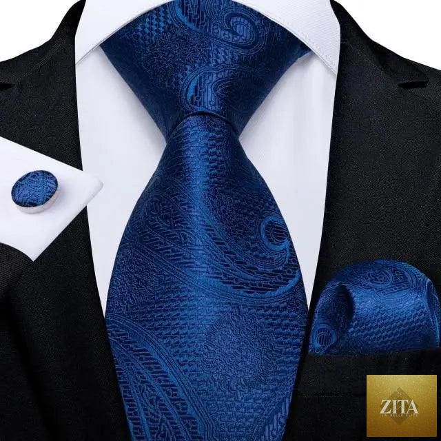 Luxury floral silk necktie, matching handkerchief, and cufflinks set for men by Stevvex, perfect for weddings and formal occasions.