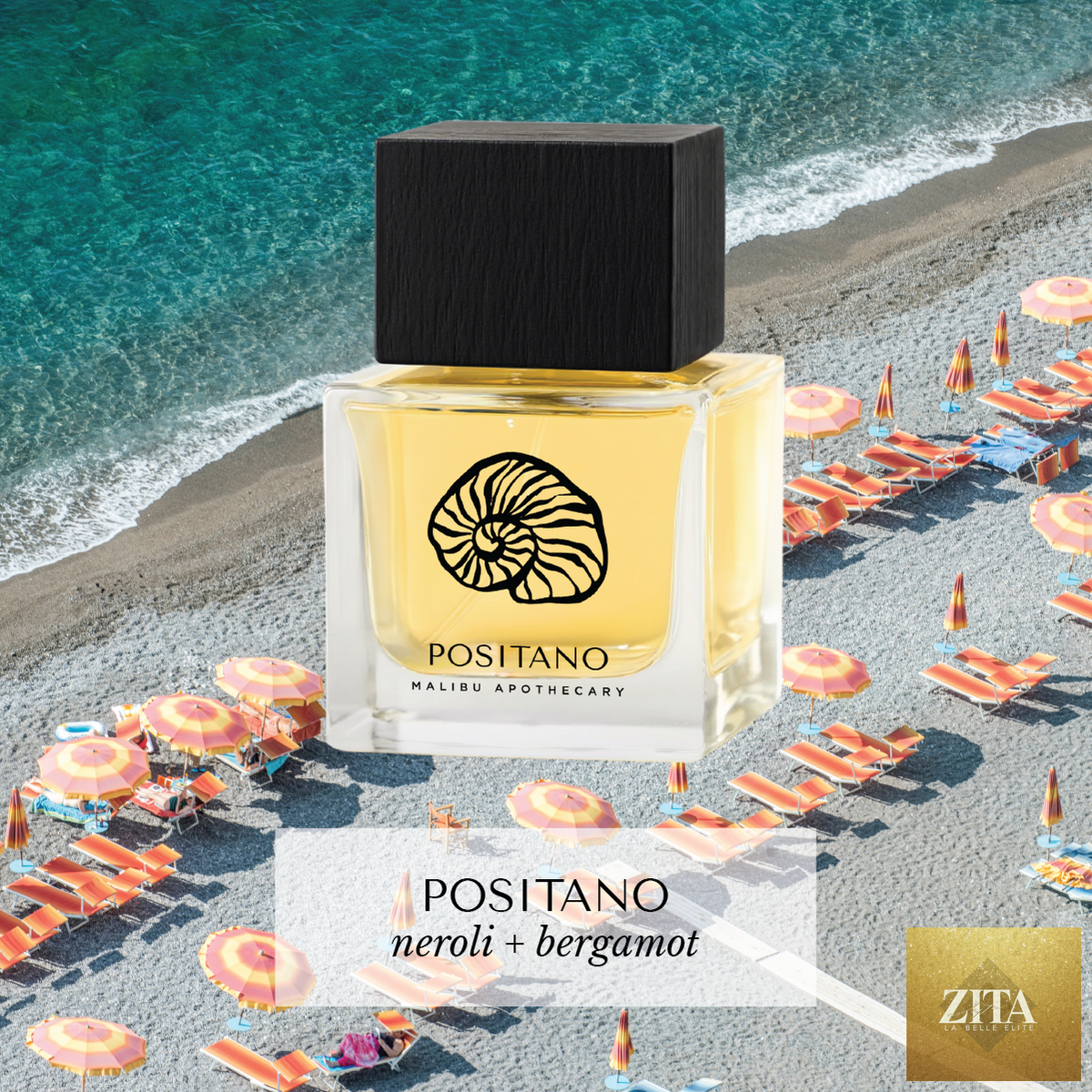 Malibu Apothecary 50mL roller parfum bottle with scent card, showcasing elegant packaging of St. Barths fragrance.