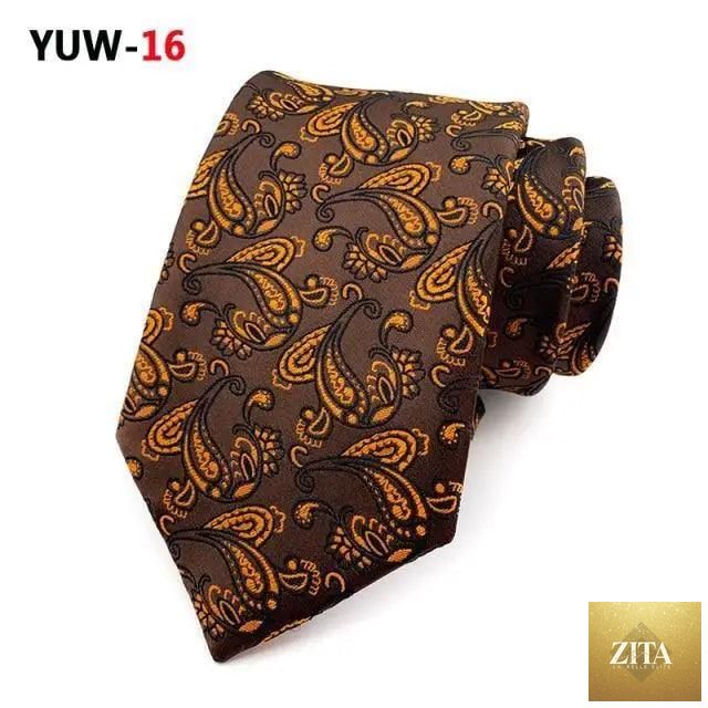 Elegant men's silk necktie with a stylish design, suitable for business, weddings, and formal office wear by Stevvex.