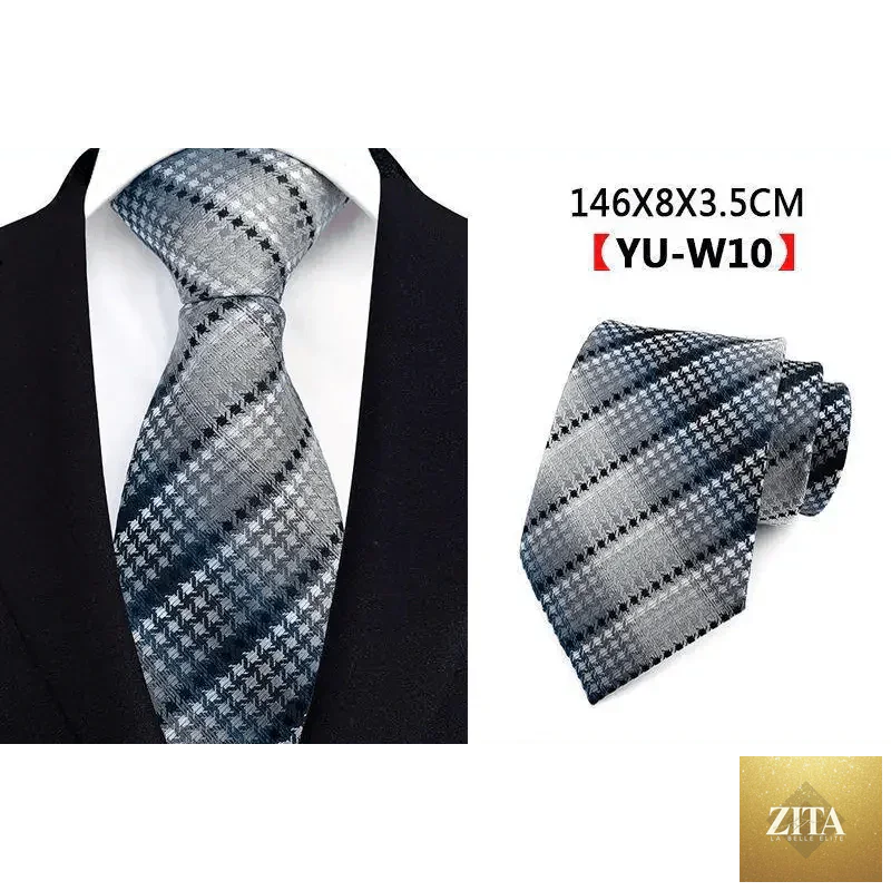 Men's elegant silk necktie with a stylish design, suitable for business, wedding, or formal office wear by Stevvex.