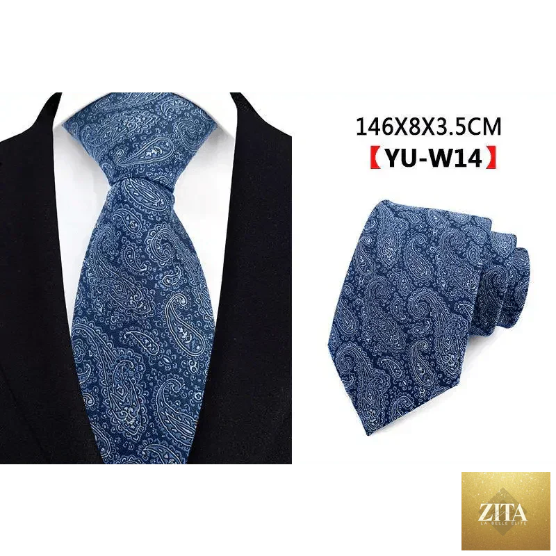 Elegant men's silk business necktie with a stylish design, suitable for office, formal events, and weddings by Stevvex.