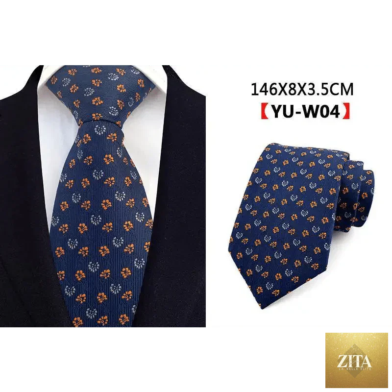 Elegant men's silk necktie with a stylish design, ideal for business, formal occasions, and weddings, by Stevvex.