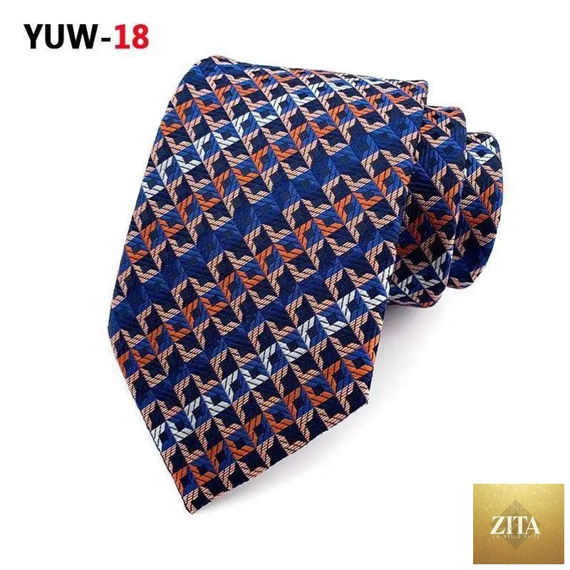 Elegant men's silk necktie featuring a stylish design, perfect for business, formal occasions, and weddings, by Stevvex.