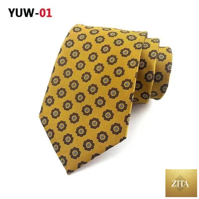 Elegant men's silk necktie featuring a sophisticated design, ideal for business, wedding, or office formal attire by Stevvex.
