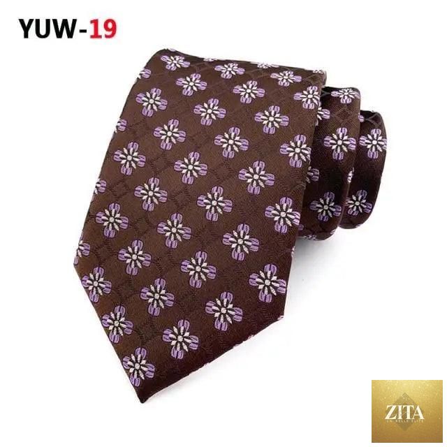 Men's elegant silk necktie with stylish design, ideal for business, office, or wedding occasions, by Stevvex.