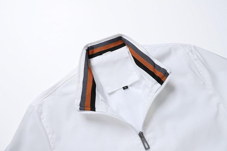 Men Stevvex lightweight fashion windbreaker jacket in elegant blue, outdoor waterproof coat for spring and autumn casual wear.