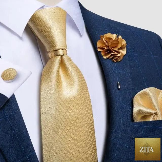 Luxury red silk necktie with matching cufflinks set for men, ideal for wedding, bridegroom, or business attire by Stevvex.