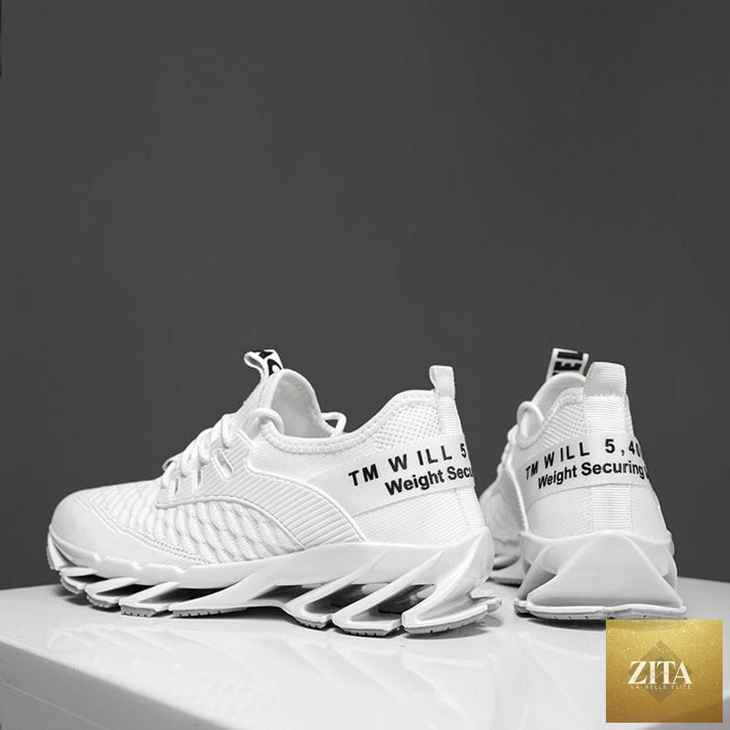 Men's Stevvex running sneakers with non-slip, lightweight, breathable design for walking, running, and outdoor sports.