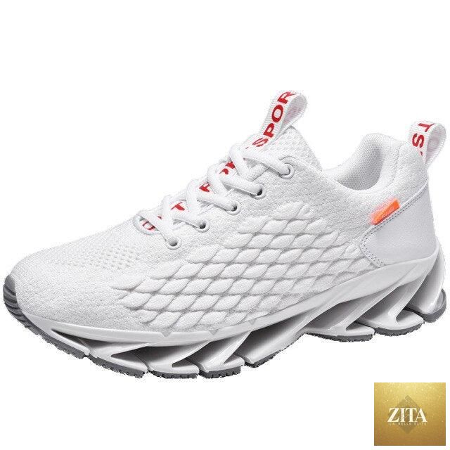 Men's Stevvex running sneakers with lightweight, breathable design, non-slip outsole, ideal for walking, running, and outdoor sports.