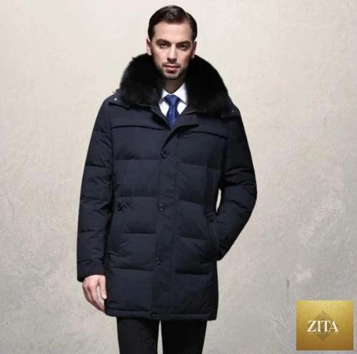 Men's MANDOTOS ThermalGuard down jacket for men, lightweight and ultra-warm, ideal for all-day outdoor adventures.