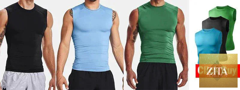 Men's MANDOTOS running shorts in black, quick-drying double-layer design for fitness, workout, and bodybuilding training.