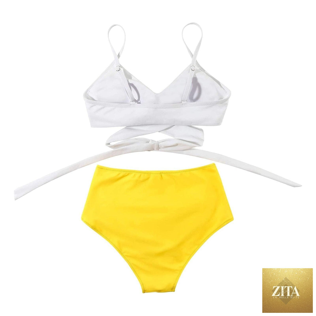 Stevvex floral print bikini set for women, high waist, crisscross top, and matching bikini shorts, perfect for summer beachwear