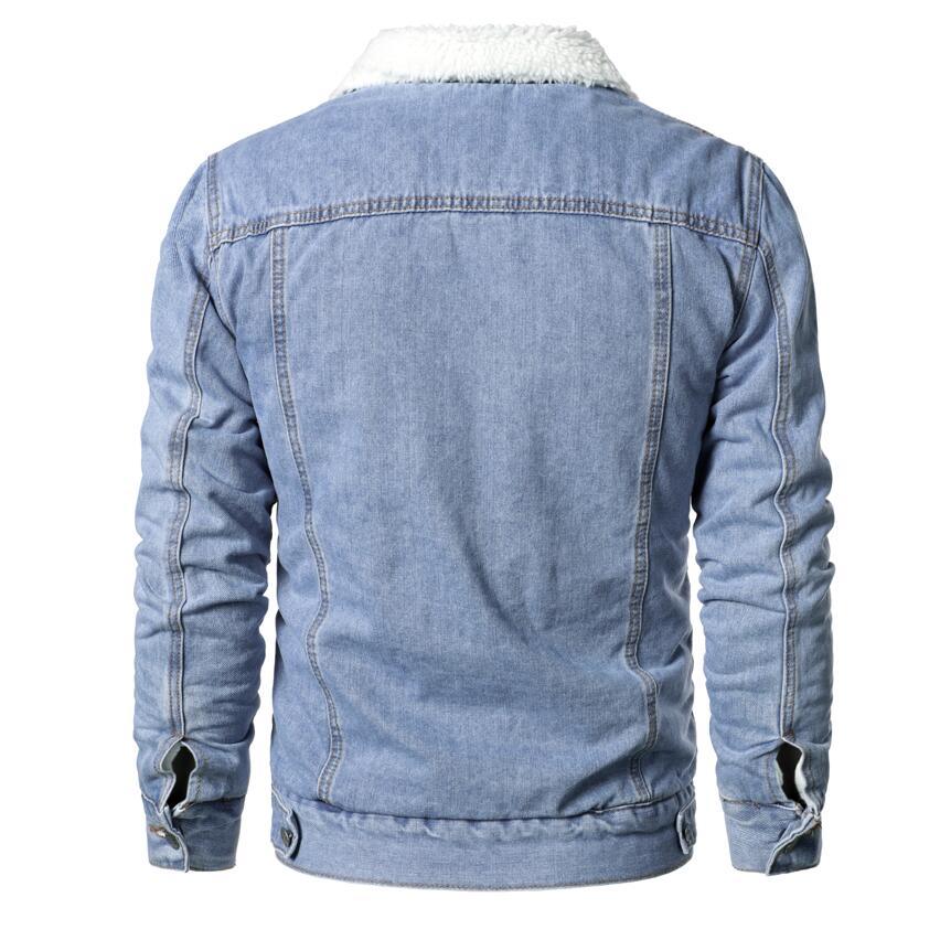Modern men's light blue luxury slim casual jacket by Stevvex, cotton winter coat with a warm, comfortable fit and elegant style.